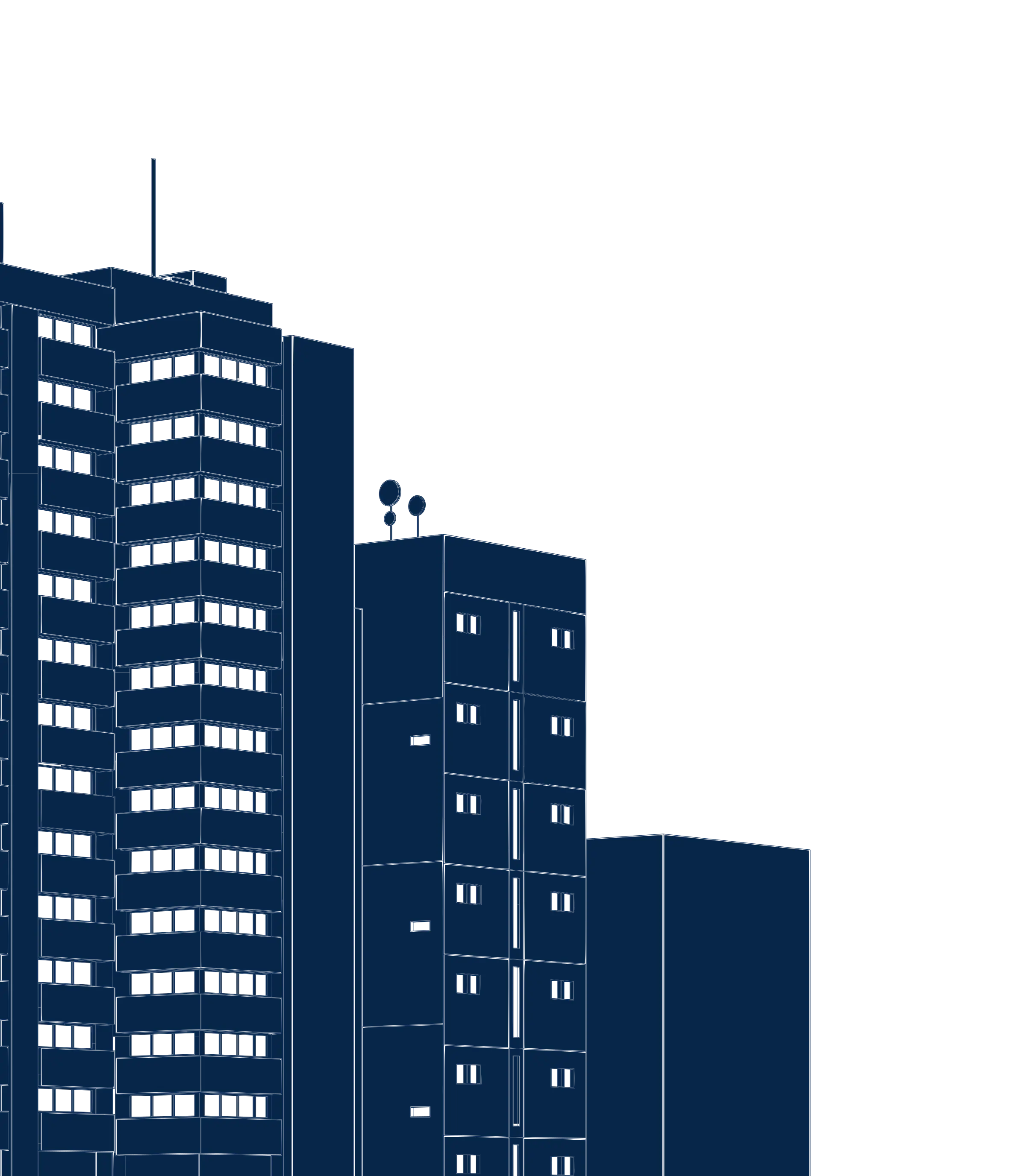 Fotografia gráfica de prédios